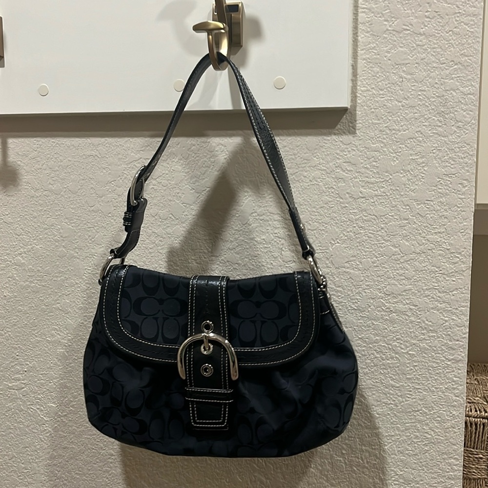 Really pretty Coach fabric bag